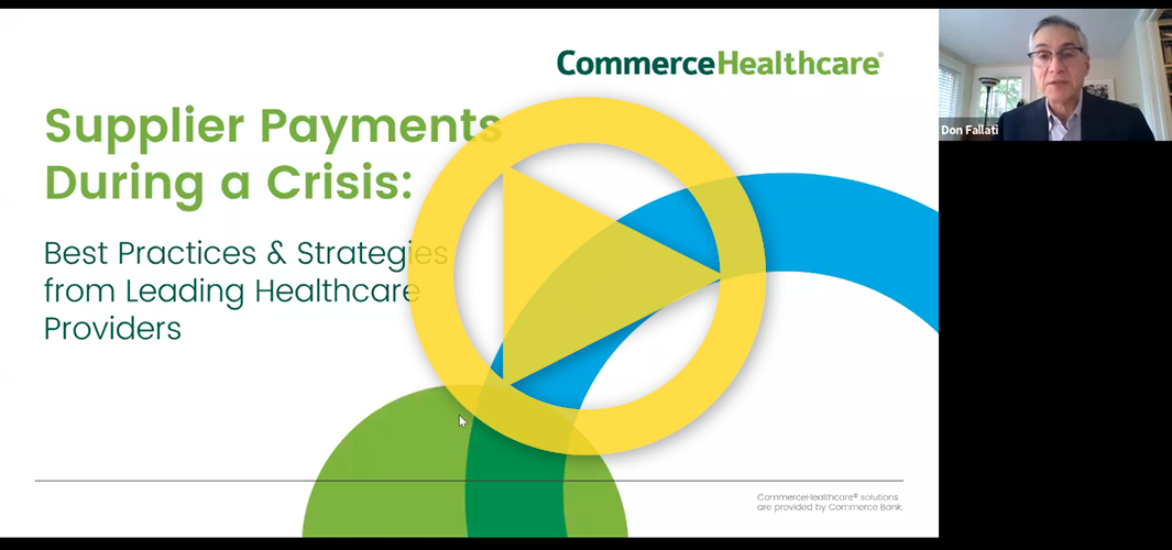 Image from the Zoom webinar recording on Supplier Payments